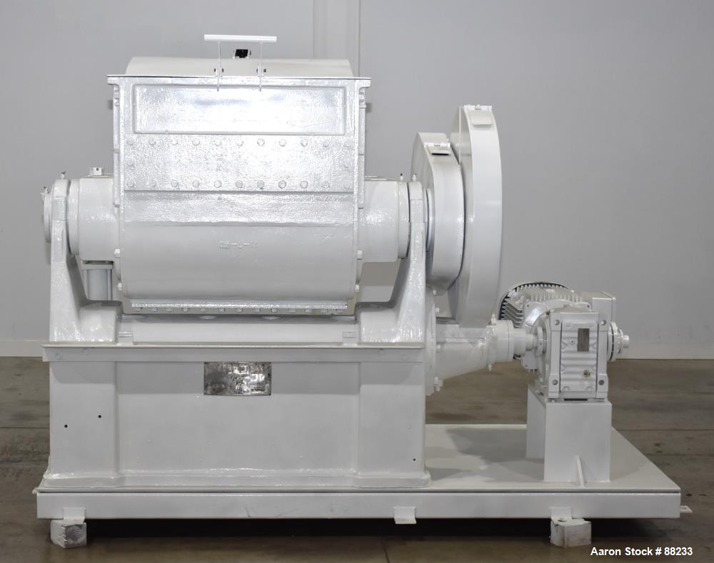 Baker Perkins model #15 double arm sigma blade mixer, 100 gallon capacity