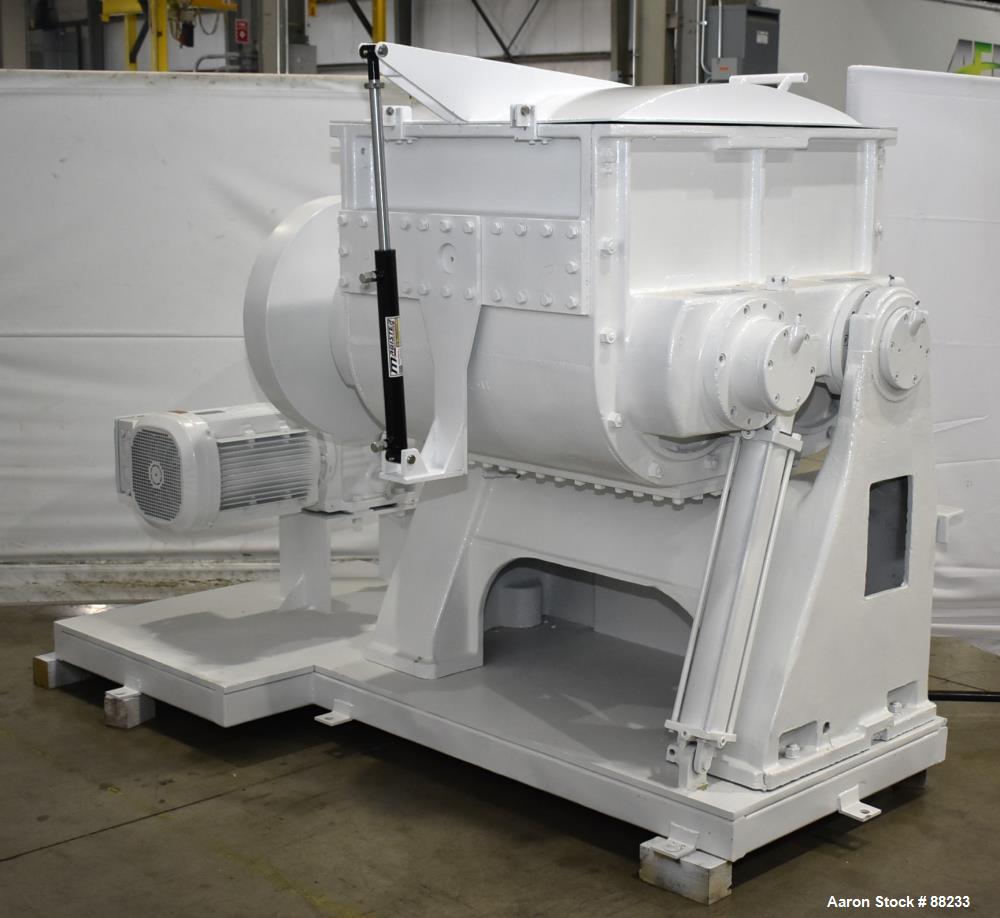 Baker Perkins model #15 double arm sigma blade mixer, 100 gallon capacity