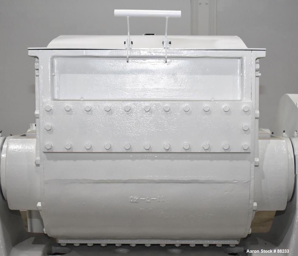 Baker Perkins model #15 double arm sigma blade mixer, 100 gallon capacity