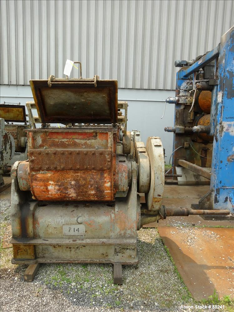 Used: Baker Perkins model #15 double arm sigma blade mixer, 100 gallon capacity