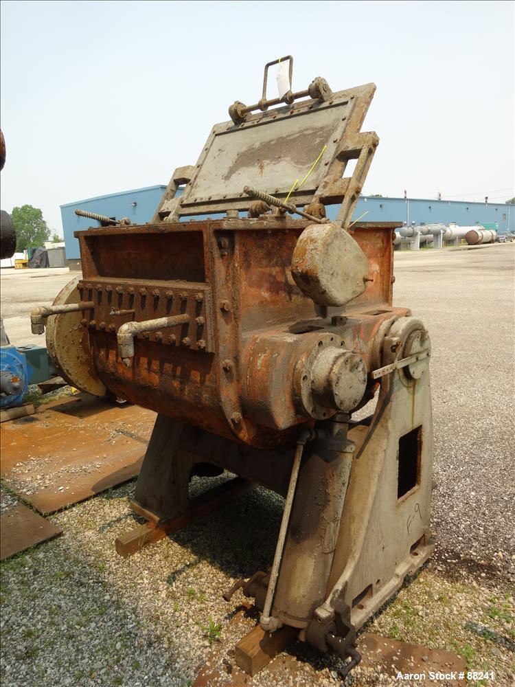 Used: Baker Perkins model #15 double arm sigma blade mixer, 100 gallon capacity