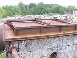 Used Carbon Steel Baker Perkins Double Arm Mixer/Shredder, Model 23JWUMM, 900 Gallon working capacity