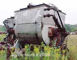 Used Carbon Steel Baker Perkins Double Arm Mixer/Shredder, Model 23JWUMM, 900 Gallon working capacity
