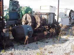 USED:Baker Perkins 100 gal double arm mixer. Stainless steel.Jacketed bowl and ends (est 80 psi). Bowl 28" L-R x 43" F-B, approx38" deep. Dispersion blades tangential. Geared one end. Screw tiltw/app...