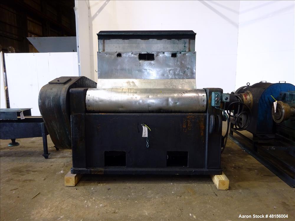 Used Baker Perkins Double Arm Mixer, Approximate 300 Gallon, Carbon Steel.