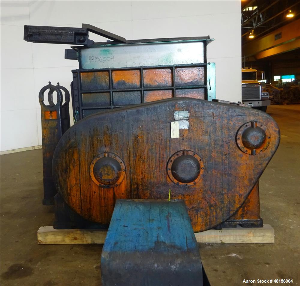 Used Baker Perkins Double Arm Mixer, Approximate 300 Gallon, Carbon Steel.