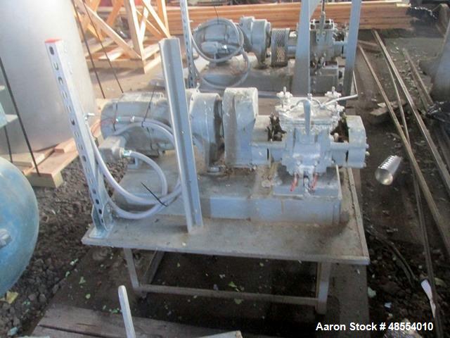 Used Baker Perkins Double Arm Mixer, 1 Gallon Capacity, Carbon Steel.