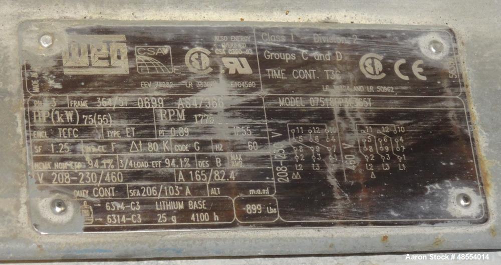 Used Baker Perkins Double Arm Mixer