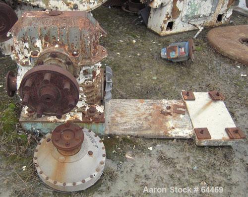 Used Stainless Steel Baker Perkins Double Arm Mixer, approximate 450 gallon working capacity