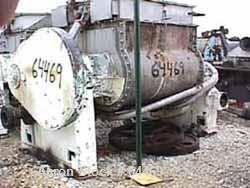 Used Stainless Steel Baker Perkins Double Arm Mixer, approximate 450 gallon working capacity