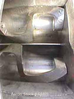 Used Stainless Steel Baker Perkins Double Arm Mixer, approximate 450 gallon working capacity