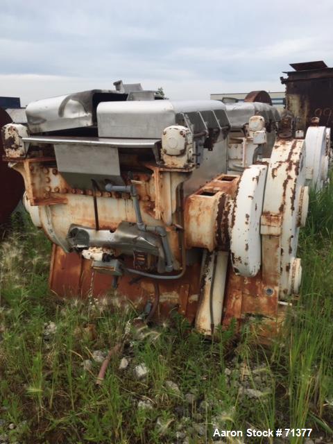 Used: Carbon Steel  Baker Perkins Double Arm Mixer, 150 Gallon