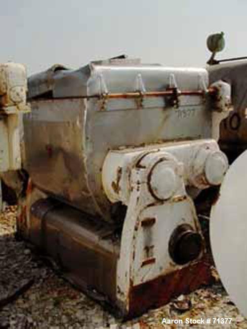 Used: Carbon Steel  Baker Perkins Double Arm Mixer, 150 Gallon