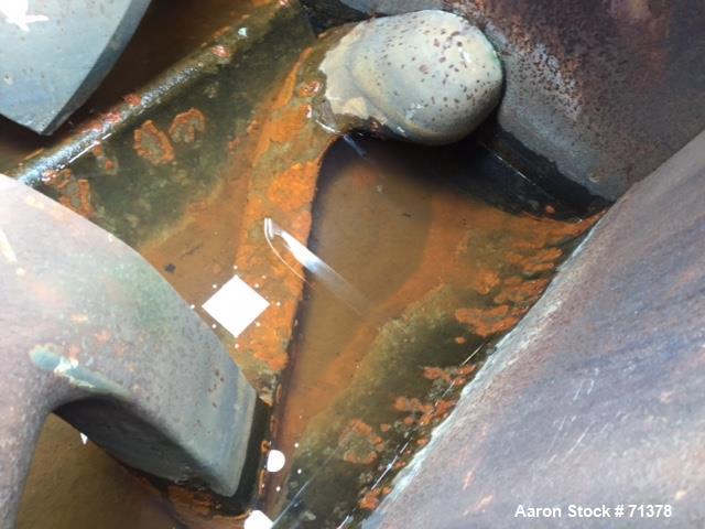 Used: Carbon Steel Baker Perkins double arm mixer, 150 gallon