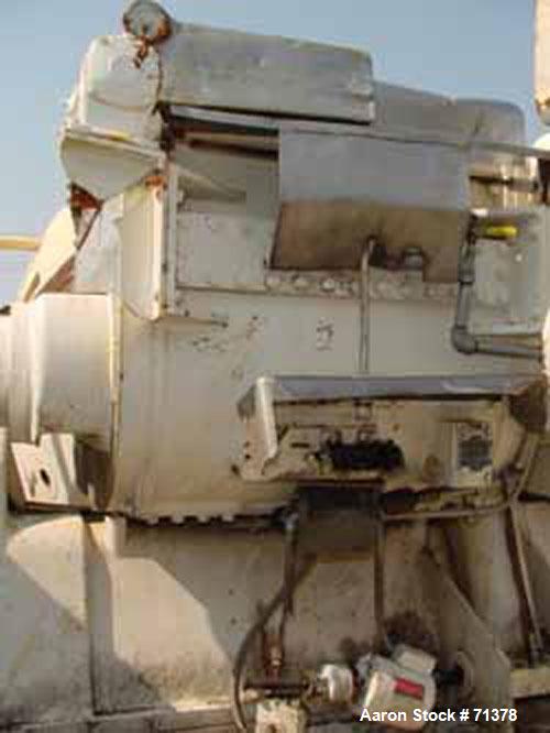 Used: Carbon Steel Baker Perkins double arm mixer, 150 gallon