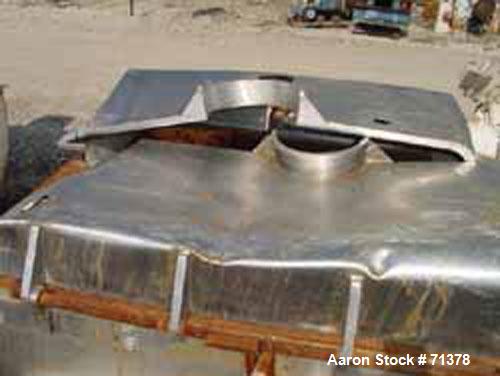 Used: Carbon Steel Baker Perkins double arm mixer, 150 gallon