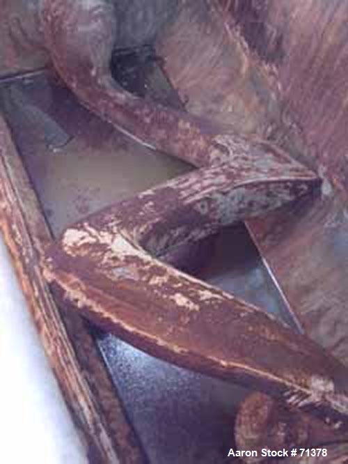 Used: Carbon Steel Baker Perkins double arm mixer, 150 gallon