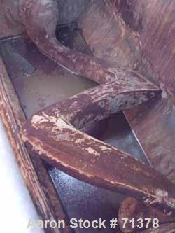 Used: Carbon Steel Baker Perkins double arm mixer, 150 gallon