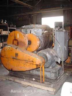 Used: Carbon Steel Baker Perkins JIMII double arm mixer, 100 gallon working capacity