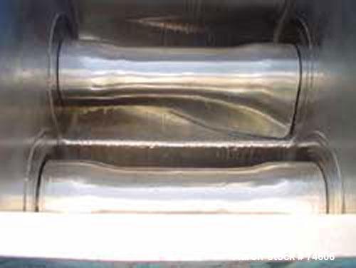 Used: Stainless Steel Baker Perkins double arm mixer