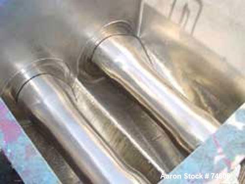 Used: Stainless Steel Baker Perkins double arm mixer