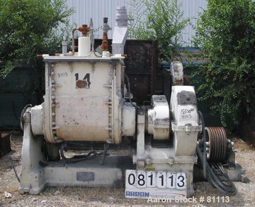 Used: Baker Perkins double arm mixer