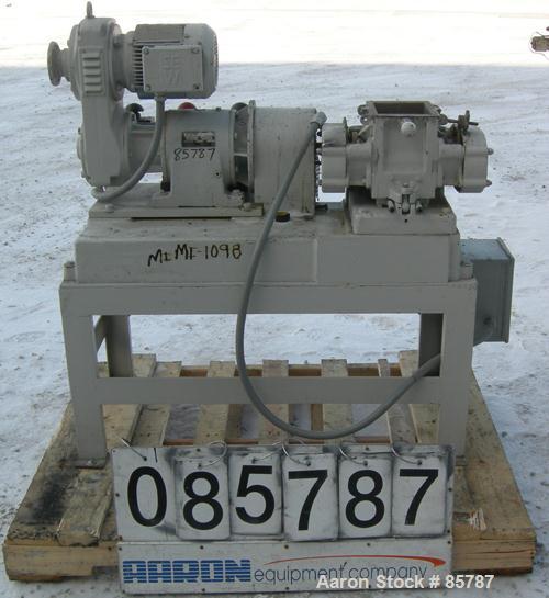 Used: Carbon Steel Baker Perkins Lab Size Double Arm Mixer