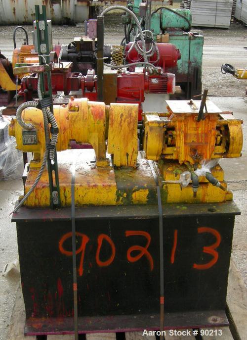 Used: Carbon Steel Baker Perkins Lab Size Double Arm Mixer, approximate .75 gallon working capacity