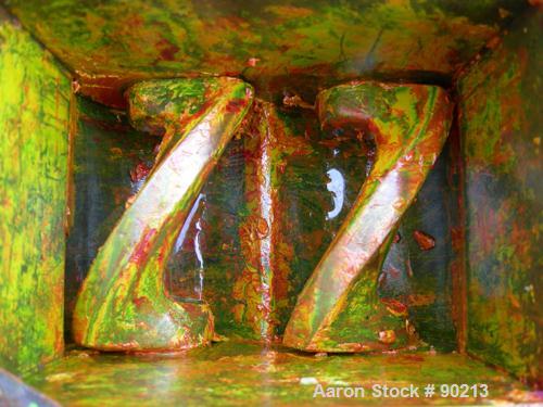 Used: Carbon Steel Baker Perkins Lab Size Double Arm Mixer, approximate .75 gallon working capacity