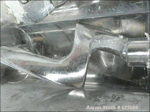 USED: Buss Z-blade mixer, type SR-3000. Material of construction is stainless steel. Capacity 3090 liter, working capacity 562 gallon (2130 liter). Trough size 68.9" x 60" x 55" (1750 x 1540 x 1400 m...