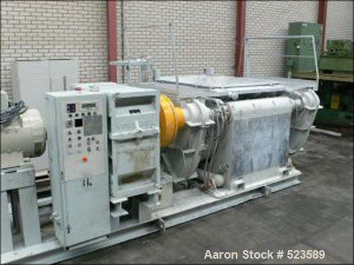 USED: Buss Z-blade mixer, type SR-3000. Material of construction is stainless steel. Capacity 3090 liter, working capacity 562 gallon (2130 liter). Trough size 68.9" x 60" x 55" (1750 x 1540 x 1400 m...
