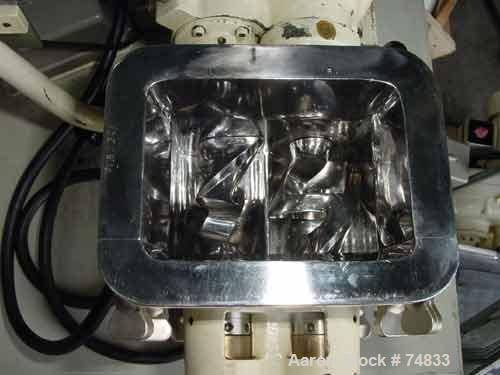 Used: Fritz Meili lab size double arm mixer, type 1-LNS