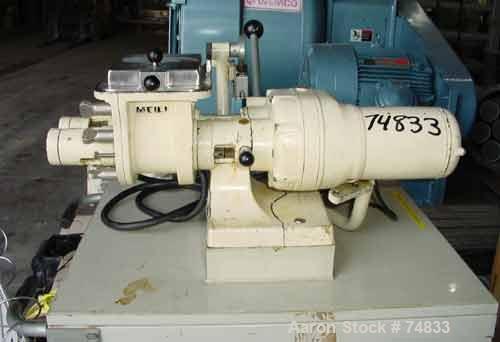 Used: Fritz Meili lab size double arm mixer, type 1-LNS