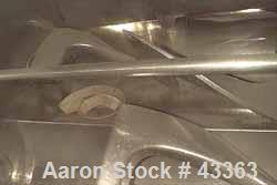 Used Stainless Steel Guittard Double Arm Mixer, Model M58S, 200 gallon working capacity (264 total)