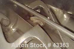 Used Stainless Steel Guittard Double Arm Mixer, Model M58S, 200 gallon working capacity (264 total)