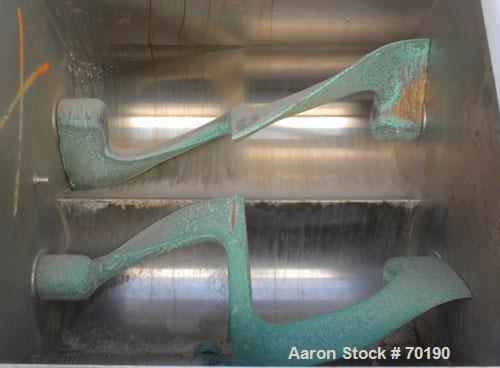 Used Guittard Double Arm Mixer, Model M58, 200 Gallon Working Capacity, 1000 Liter (264 Gallon) Total