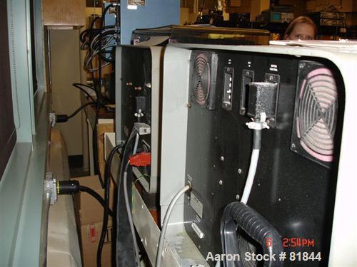 USED: Haake Buchler Rheocord 40 double arm mixing system consisting of (1) model 8040000 drive unit 3/60/230 volt, 30 amps; (1) model 8040000 CPU unit 1/60/230 volt, 20 amps; (2) model 750 mixing hea...