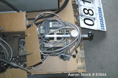 USED: Haake Buchler Rheocord 40 double arm mixing system consisting of (1) model 8040000 drive unit 3/60/230 volt, 30 amps; (1) model 8040000 CPU unit 1/60/230 volt, 20 amps; (2) model 750 mixing hea...