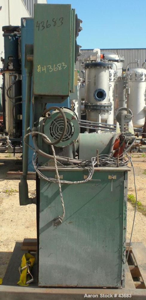 Used Haake Rheomix Double Arm Mixer, Model 600. Bowl capacity without blades 4.23 fluid ounces, 304 stainless steel. Electrically heated. Includes cam style blades, 1.435'' diameter, rotor clearance ...