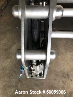 Used Howard Double Arm Mixer, Approximate 200 Gallon, 304 Stainless Steel.