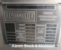 Used Howard Double Arm Mixer, Approximate 200 Gallon, 304 Stainless Steel.
