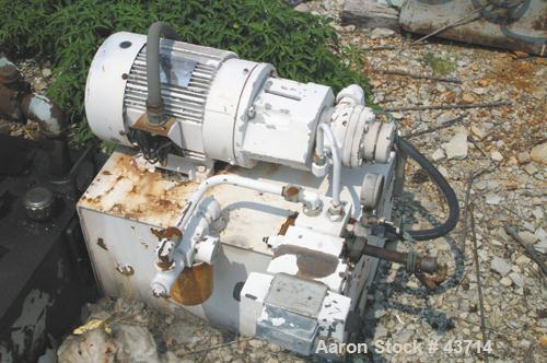 Used J.H. Day Mogul Double Arm Mixer, 300 Gallon, 304 Stainless Steel. Sanitary non-jacketed bowl 50" left to right x 62" front to back x 60" deep. Sigma blades tangential. Geared one end. Blade spee...