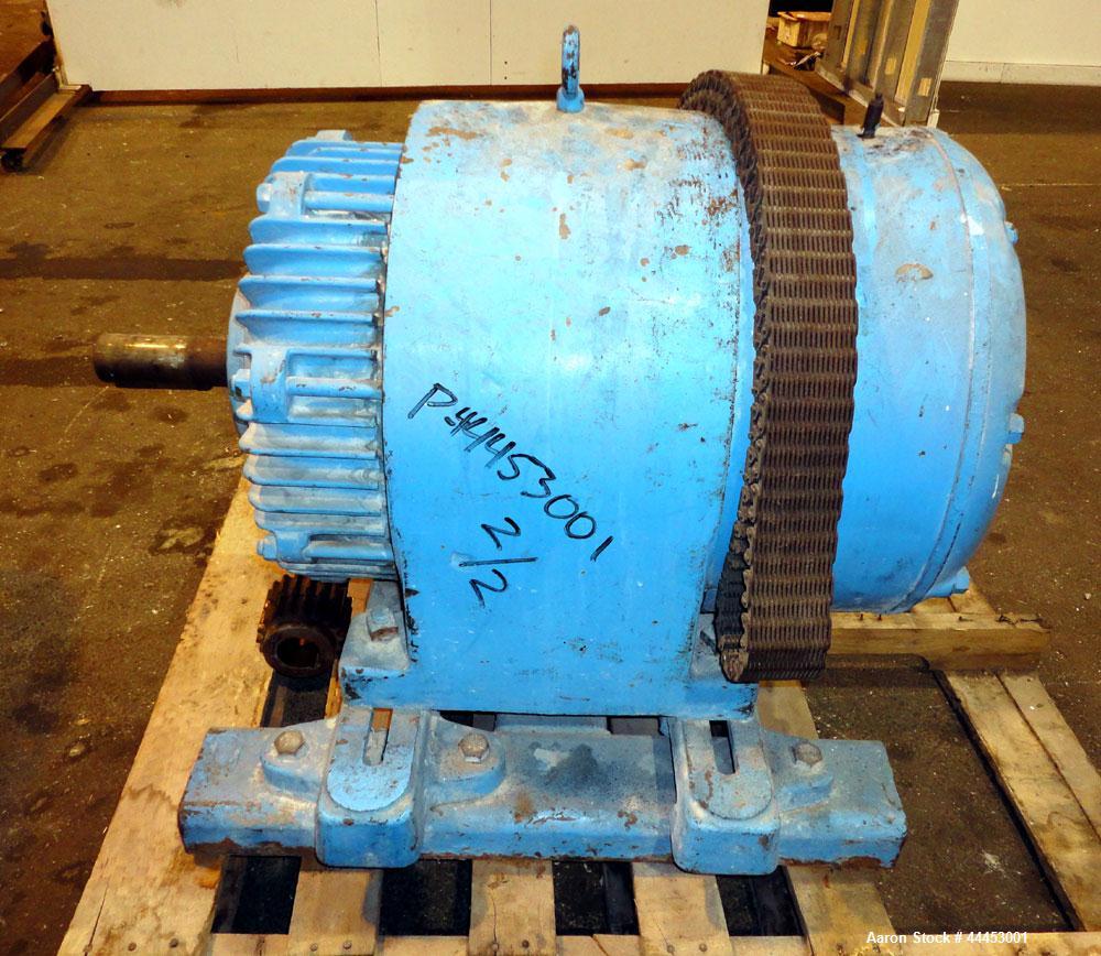 Used J.H Day Imperial Double Arm Mixer, Model 30, 304 Stainless Steel. 50 Gallon working capacity. Carbon steel jacketed bowl 36” left to right x 28” front to back x approximately 19” deep, rated 125...