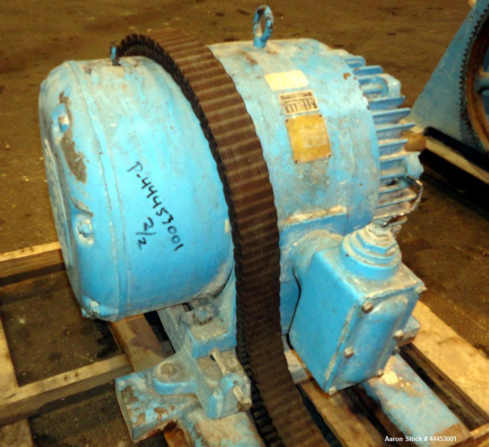 Used J.H Day Imperial Double Arm Mixer, Model 30, 304 Stainless Steel. 50 Gallon working capacity. Carbon steel jacketed bowl 36” left to right x 28” front to back x approximately 19” deep, rated 125...
