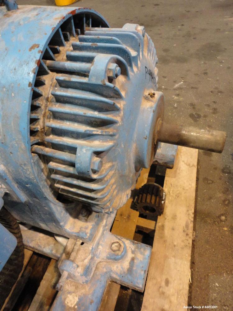 Used J.H Day Imperial Double Arm Mixer, Model 30, 304 Stainless Steel. 50 Gallon working capacity. Carbon steel jacketed bowl 36” left to right x 28” front to back x approximately 19” deep, rated 125...