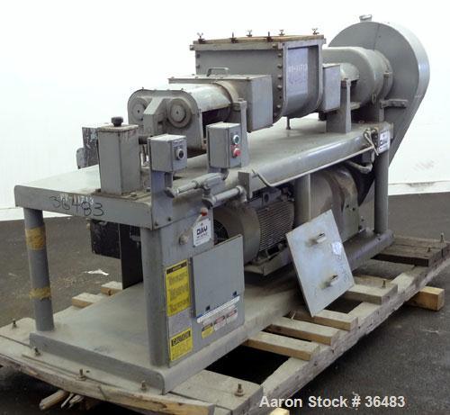 Unused- J.H. Day Mogul Laboratory Double Arm Mixer, Size 5, Carbon Steel. (5) Gallon working capacity (10 total). Non-jacketed bowl approximate 13" left to right x 14-7/8" front to back x approximate...