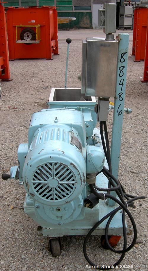 USED: J H Day double arm mixer, 5 gallon working capacity, 7.5 total. 304 stainless steel. Carbon steel jacketed bowl 15-3/4" left to right x 12" front to back x approximately 9-3/4" deep, rated 80 p...
