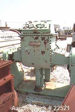 USED: J H Day double arm mixer, 304 stainless steel, 25 gallon working capacity, 50 gallon total. Jacketed 125 psi @ 344 deg F. Bowl 24" L-R x 24-1/2" F-B X 27" DP. Double naben blades tangential. Bo...