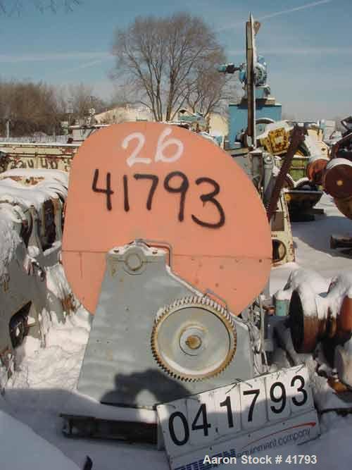 USED: J H Day "Imperial" double arm mixer, size 10. Carbon steel. 50 gal total. 25 gal working capacity. Non-jacketed bowl. 18" l-r x 28" f-b x 24" dp. Sigma blades tangential, geared one end. 2 hp (...