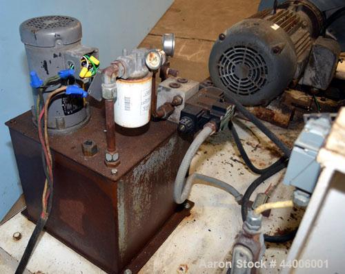 Used J.H. Day Double Arm Mixer, 150 gallon working capacity, 225 total, 304 stainless steel.  Non-jacketed bowl 46" left to right x 38-1/2" front to back x approximately 31" deep.  Overlapping sigma ...
